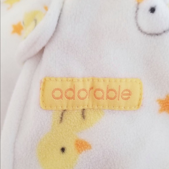ADORABLE CARTER’S CHILD OF MINE DUCK FLEECE SLEEP SACK - Picture 4 of 5